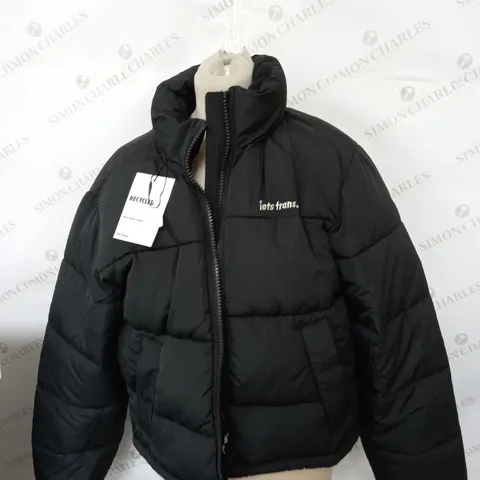 IETS FRANS WINTER BLACK PUFFER COAT - MEDIUM