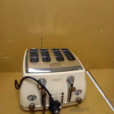 DELONGHI ICONA VINTAGE 4-SLOT TOASTER