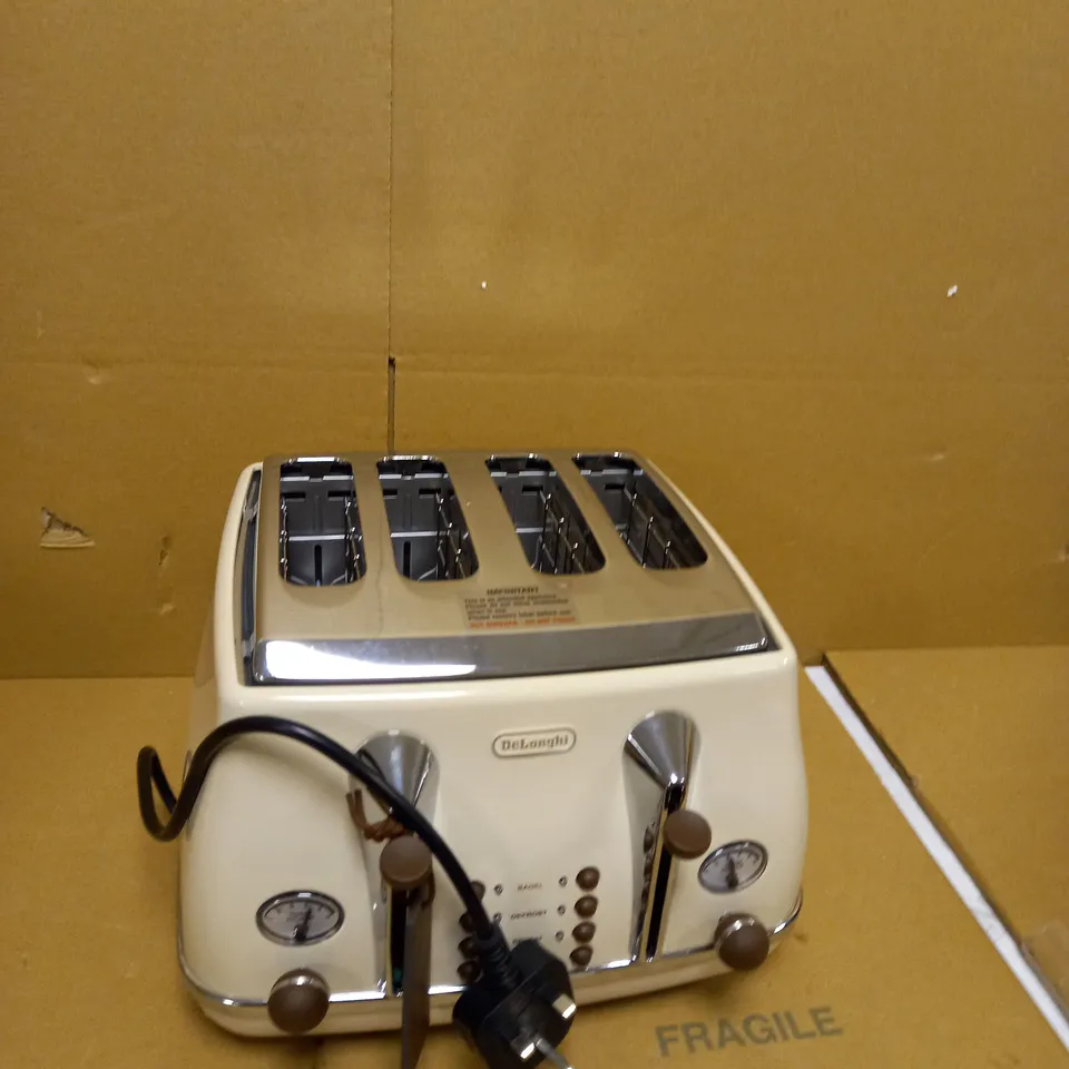 DELONGHI ICONA VINTAGE 4-SLOT TOASTER