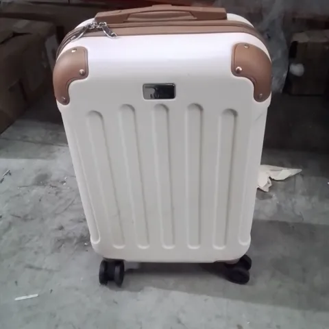 LUGG TRAVEL LUGGAGE CREAM&BROWN