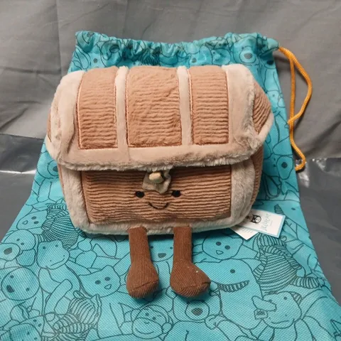JELLYCAT AMUSEABLES CHEST PLUSH TOY – TREASURE CHEST (JELLYCAT LONDON)