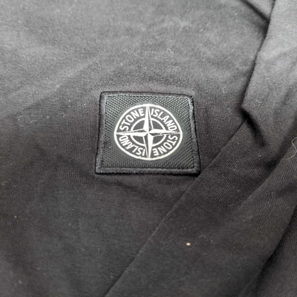 Stone Island Black Long-Sleeve Top XXL