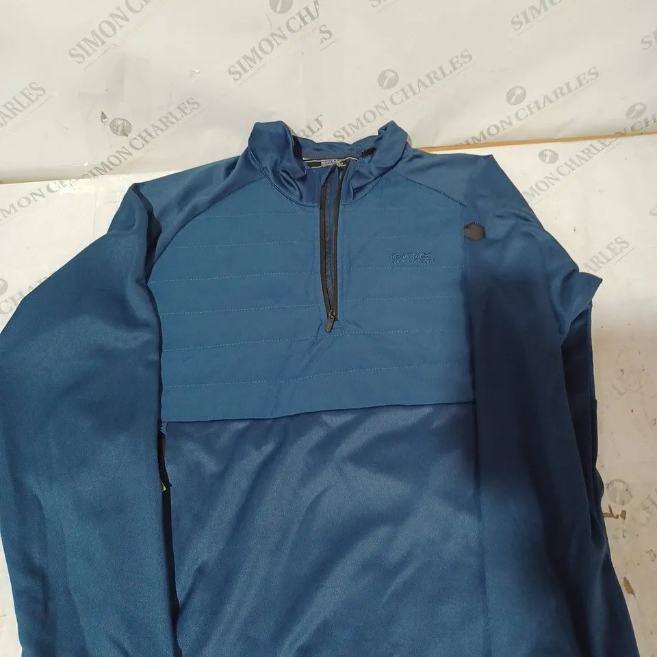 REGATTA ADDINSON MENS HYBRID JACKET IN BLUE MEDIUM 