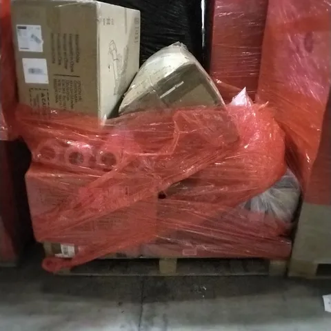 PALLET OF HOUSEHOLD ITEMS TO INCLUDE TODDLER SLIDE SET, MEMORY FOAM MATTRESS AND OTHER ASSORTED ITEMS...