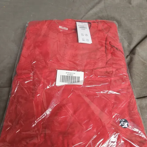 Hollister Core Fit Red T‑Shirt – XXL