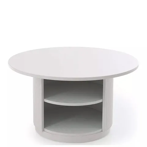 BOXED CARINA COFFEE TABLE - WHITE (1 BOX)