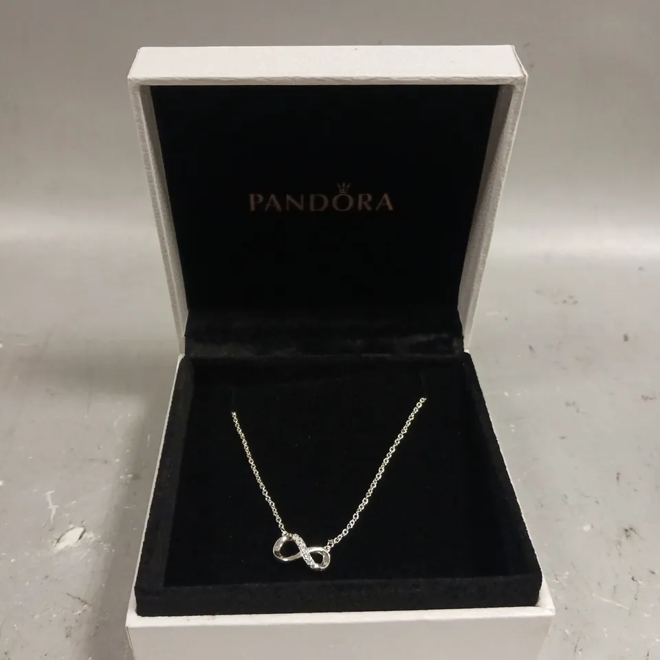PANDORA INFINITY PENDANT NECKLACE 