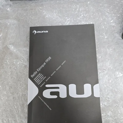 AUNA BELLE ÉPOQUE 1908 RETRO RADIO IN WOOD CABINET