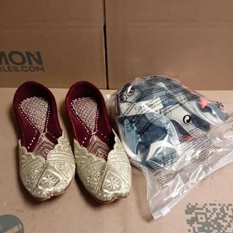 APPROXIMATELY 10 ASSORTED PAIRS OF FOOTWEAR PRODUCTS IN VARIOUS STYLES & SIZES 