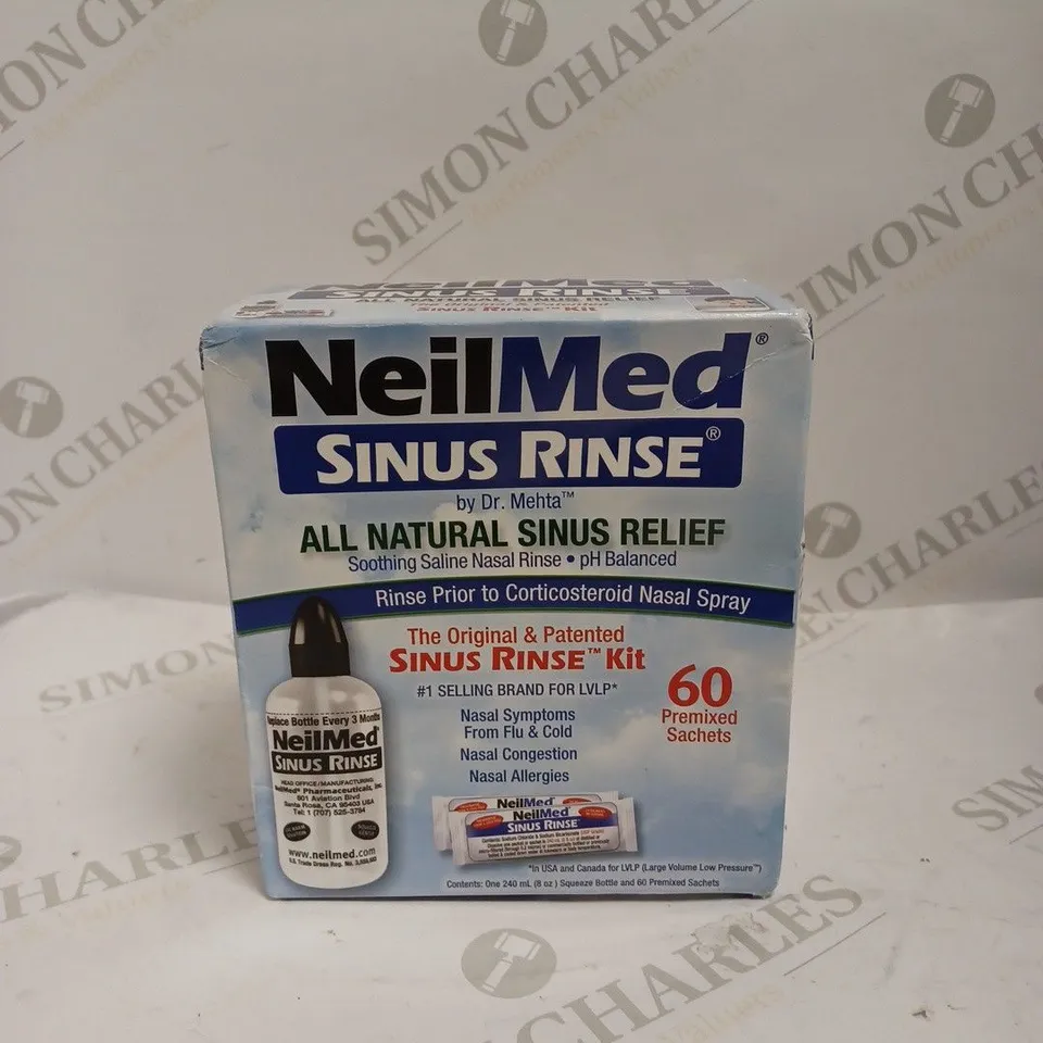 NEILMED SINUS RINSE ALL NATURAL SINUS RELIEF KIT