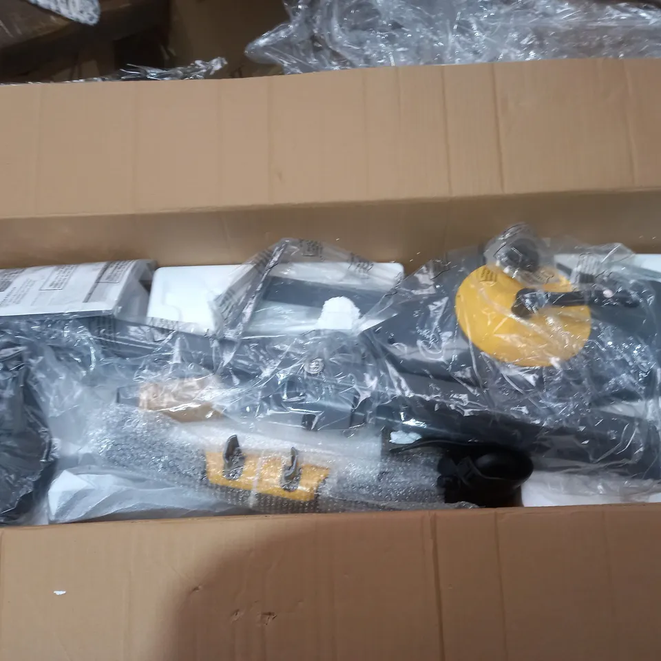 BOXED DAVINA FITNESS FOLDING MAGNETIC EXERCISE BIKE, YELLOW [COLLECTION ONLY]