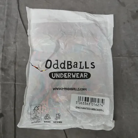 BAGGED ODDBALLS ENCHANTED MBOXERS - LARGE