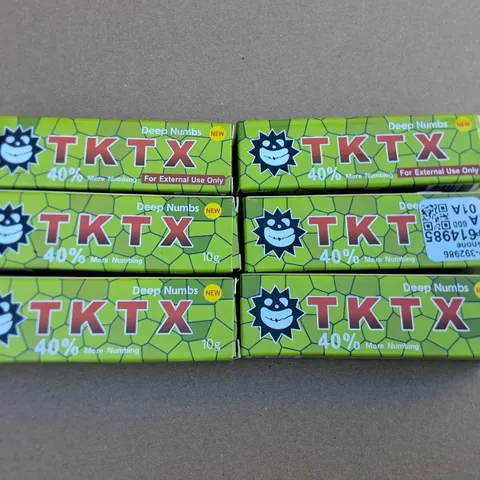 LOT OF APPROXIMATELY 120 10G TUBES OF TKTX DEEP NUMBS