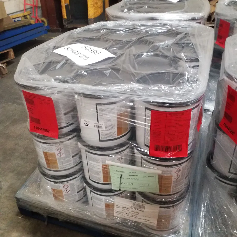 PALLET CONTAINING APPROXIMATELY 45 BUCKETS OF BOSTIK CEMENTONE RAPID SETTING WATERPROOF CEMENT 10KG