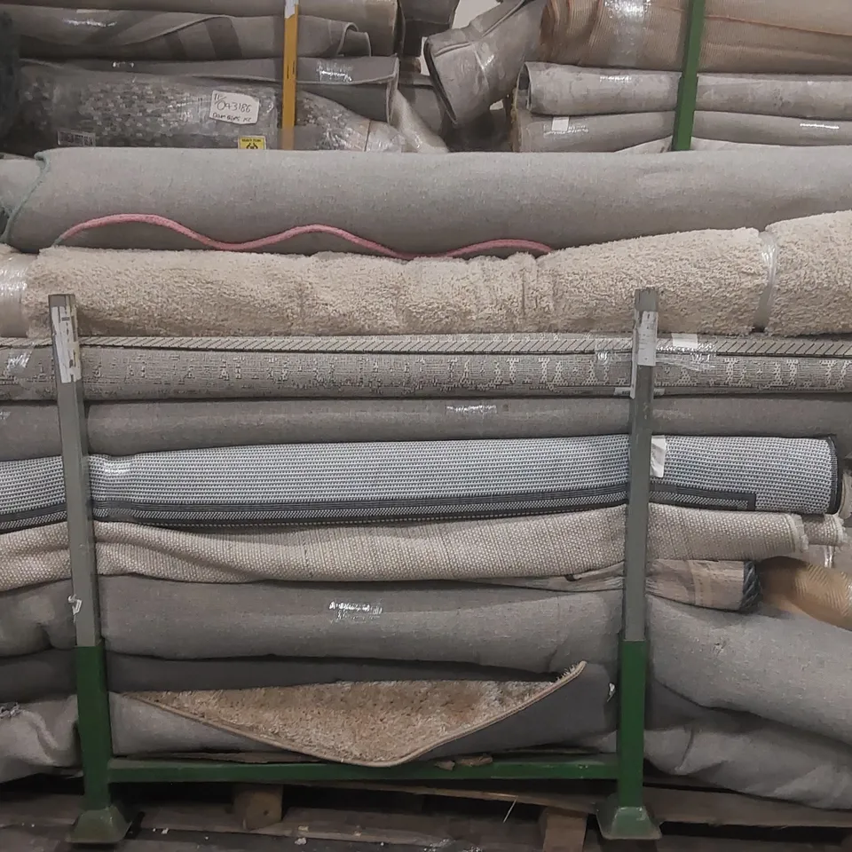 STILLAGE CONTAINING APPROXIMATELY  29x ASSORTED DESIGNER RUGS - STILLAGE NOT INCLUDED