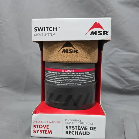 MSR SWITCH STOVE SYSTEM – BOXED CAMPING STOVE