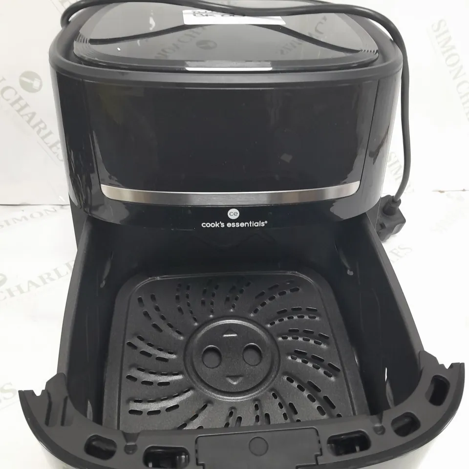 BOXED COOK'S ESSENTIALS 4L AIR FRYER IN BLACK