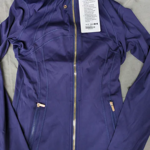 LULULEMON DEFINE SLIM-FIT JACKET IN BLUE SIZE 6