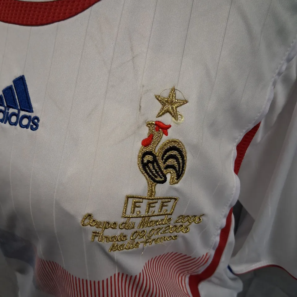 FRANCE FOOTBALL FEDERATION ADIDAS M 2006 WORLD CUP FINAL REPRODUCTION JERSEY