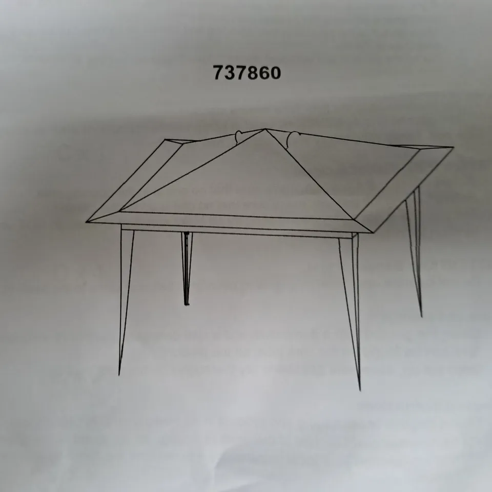 GREEN LOUNGE POP UP FOLDING GAZEBO IN GRAPHITE WITH WHEELED CARRY BAG