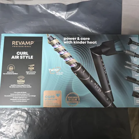 REVAMP CURL AIR STYLE PROFESSIONAL HAIR 7 IN 1 CURLING TOOL – BOXED