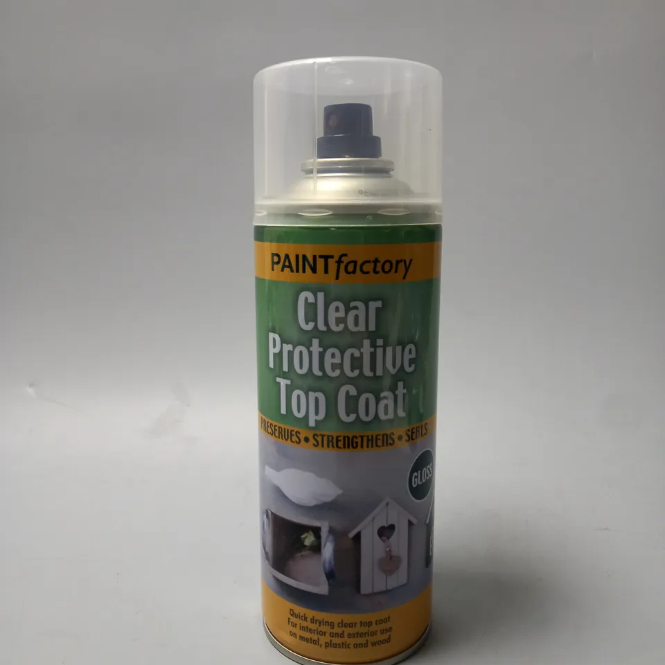 12 X CLEAR TOP COAT SPRAY CANS 
