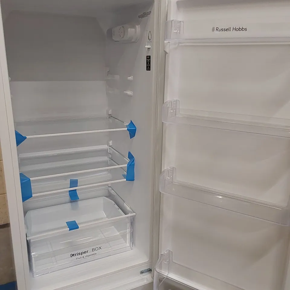 RUSSELL HOBBS 204L FREESTANDING FRIDGE FREEZER IN WHITE, MODEL: RH54FF180