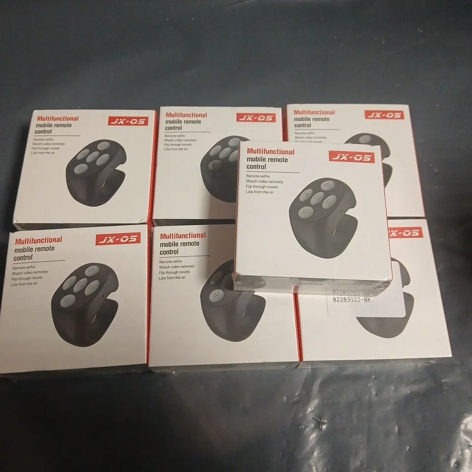 LOT OF 7 SEALED JX-OS MULTI FUNCTIONAL MOBILE REMOTE CONTROL 