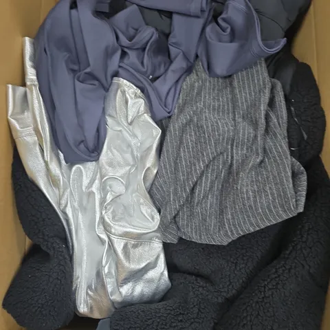APPROXIMATELY 20 ASSORTED CLOTHING PRODUCTS IN VARIOUS STYLES & SIZES
