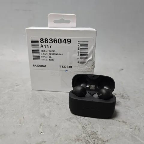 BOXED SUDIO BLACK BLUETOOTH EARPHONES