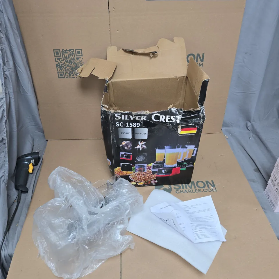 SILVER CREST SC-1589 BLENDER 4500W – BOXED KITCHEN APPLIANCE