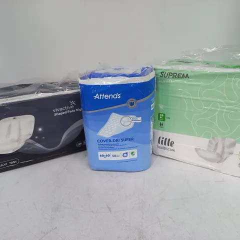 LOT OF 3 ASSORTED PACKS OF PROTECTIVE PADS 