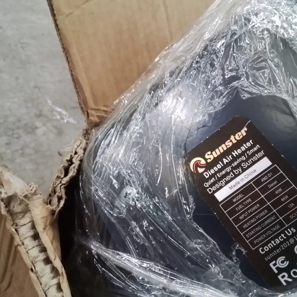 SUNSTER DIESEL CAMOING AIR HEATER 