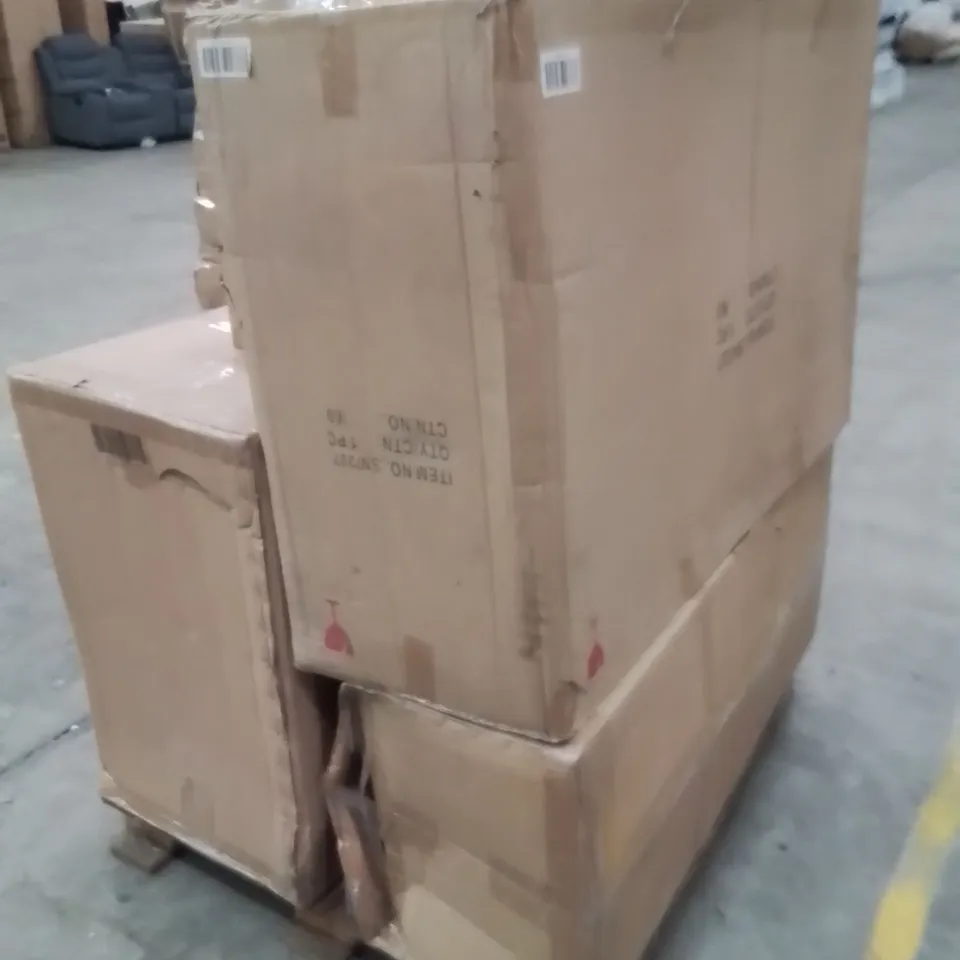 PALLET CONTAINING VARIOUS  INCOMPLETE ASSORTED BOXED HOUSEHOLD ITEMS 