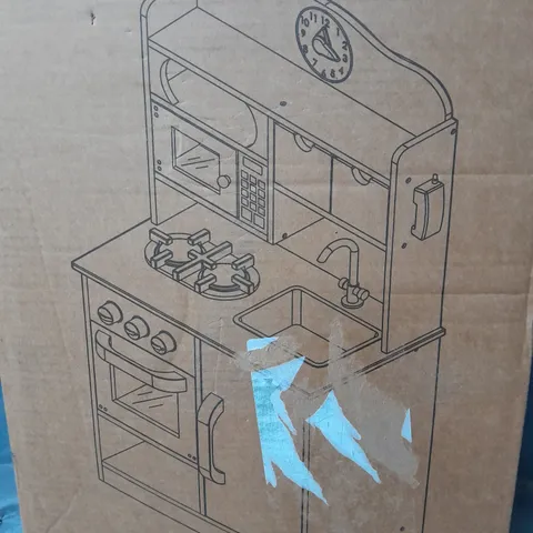 BOXED TEAMSON KIDS EXCLUSIVE MEDIUM WOODEN KITCHEN