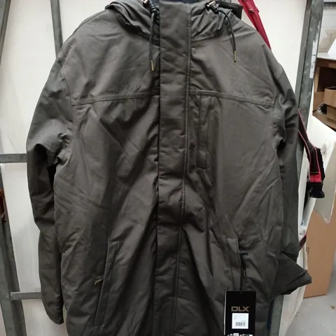 DLX MACLEOD MALE RAIN JACKET CHARCOAL XL