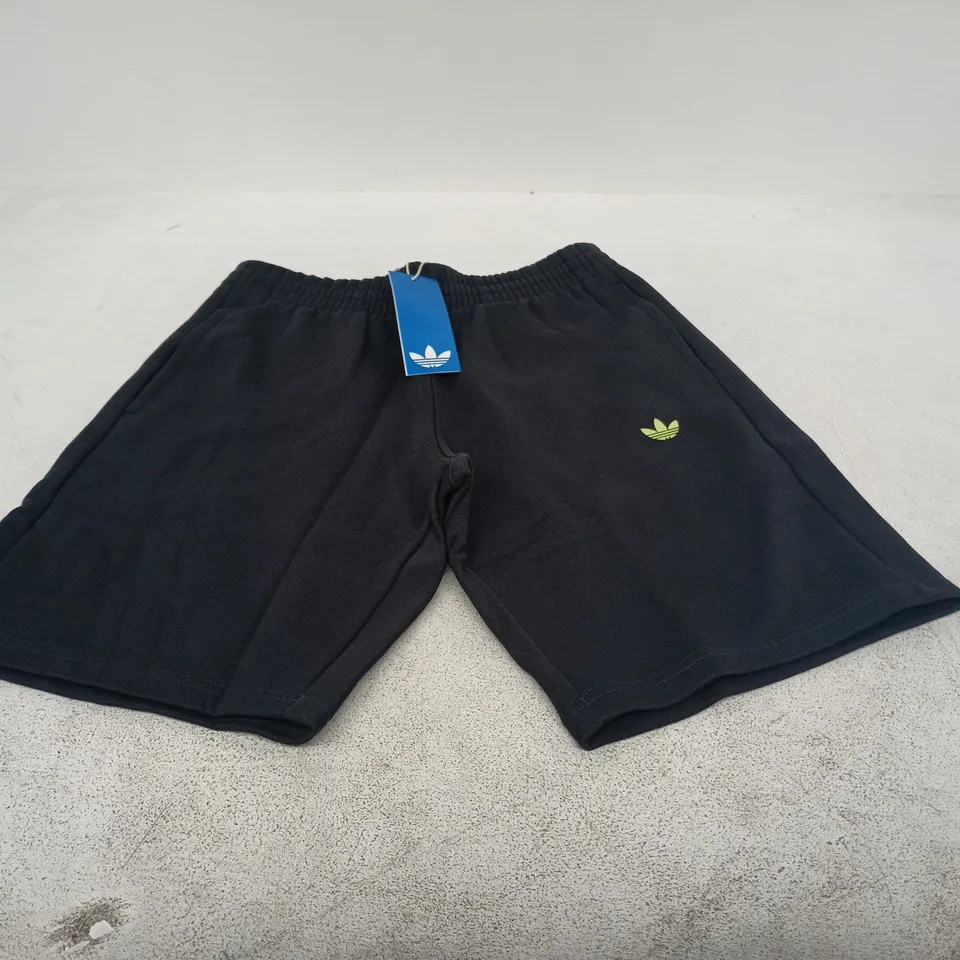 ADIDAS BLACK SHORTS – SIZE 13/14 YRS 