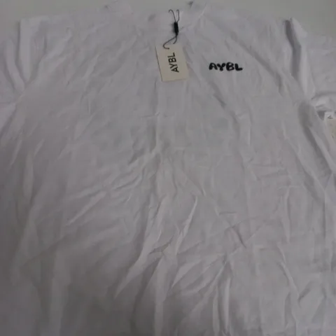 AYBL MIND OVER MATTER V2 OVERSIZED T-SHIRT β WHITE, UK S