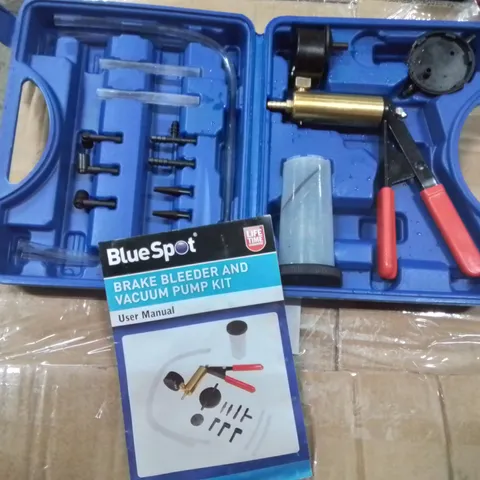 BOXED BRAKE BLEEDER AND VACUUM PUMP KIT
