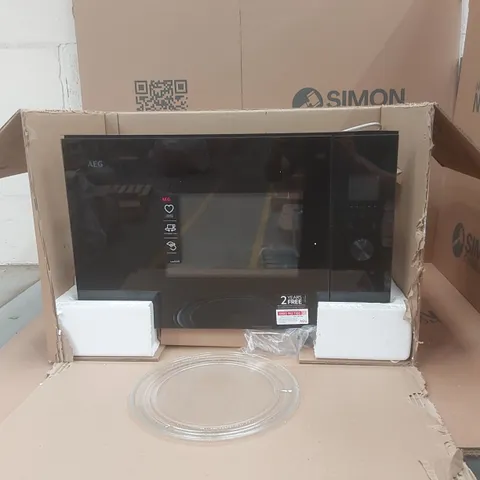 BOXED AEG OB6SM171DB 6000 INTEGRATED 800W MICROWAVE 17L