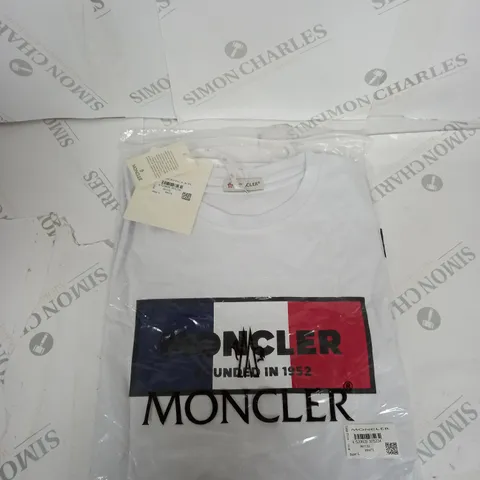 BAGGED MONCLER GRAPHIC T-SHIRT SIZE L