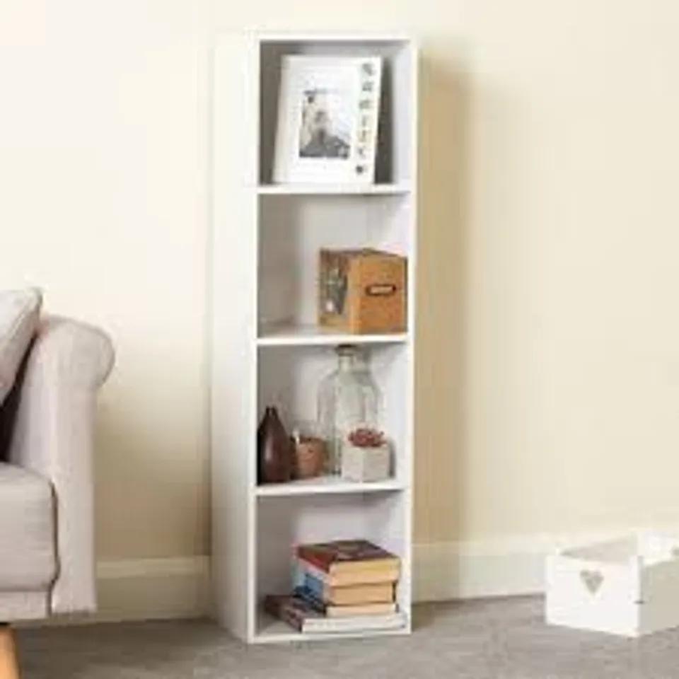 BOXED AVA-MAE BOOKCASE - WHITE (1 BOX)