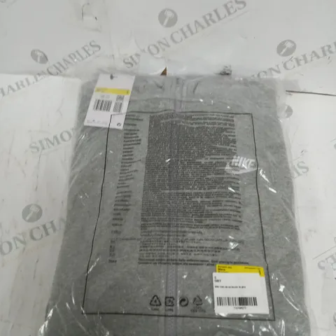 NIKE GREY HOODED JACKET SIZE S