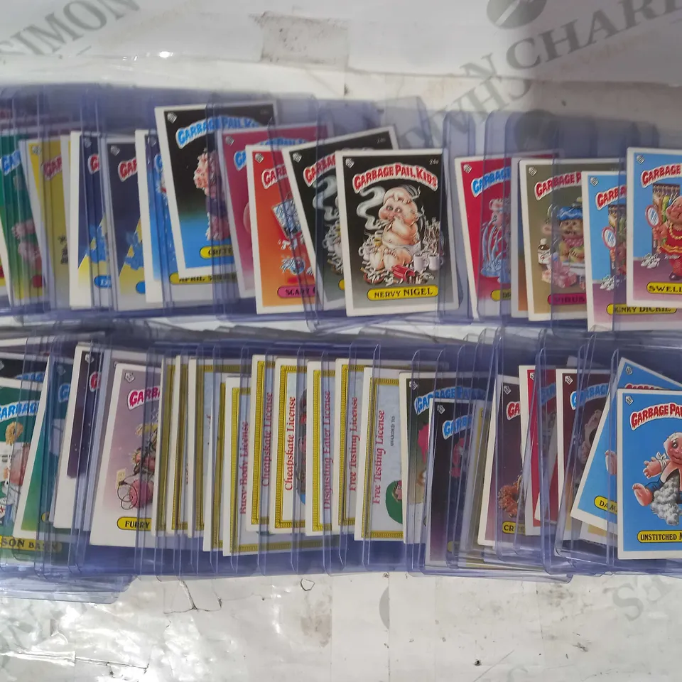 LOT OF ASSORTED COLLECTIBLE GARBAGE PAIL KIDS STICKERS