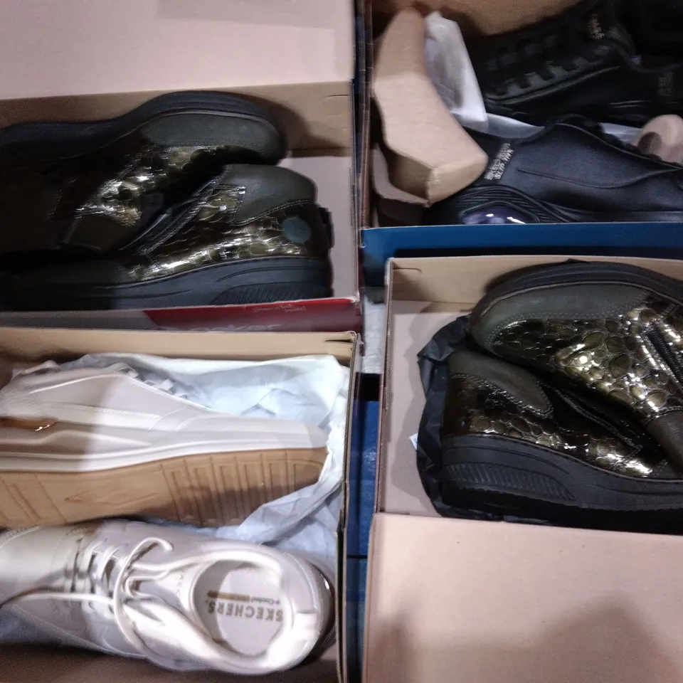 APPROXIMATELY 17 PAIRS OF ASSORTED DESIGNER FOOTWEAR TO INCLUDE; SKETCHERS, RIEKER AND MODA