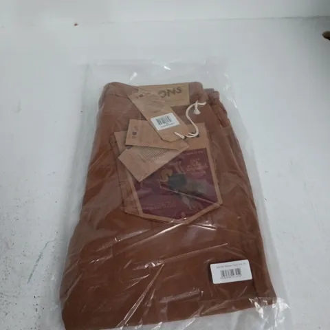 &SONS BRANDON JEANS TAN, UK 30