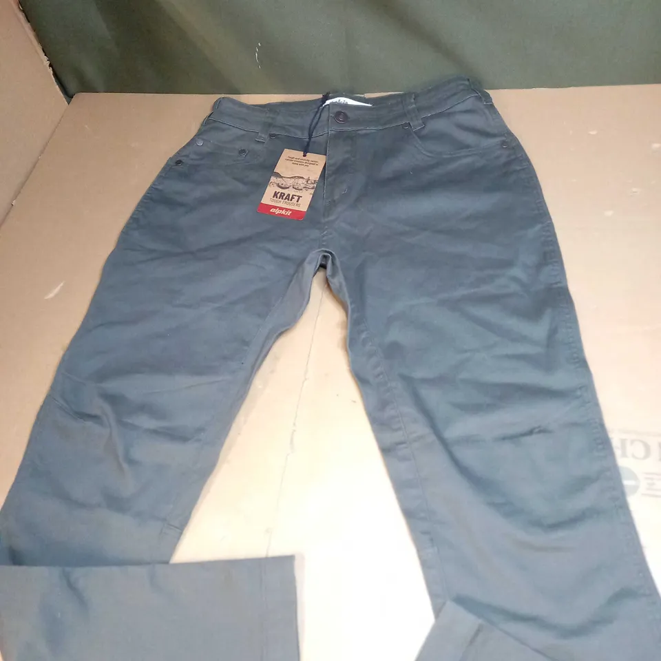 KRAFT MENS KHAKI CHINO TROUSERS SIZE 30R
