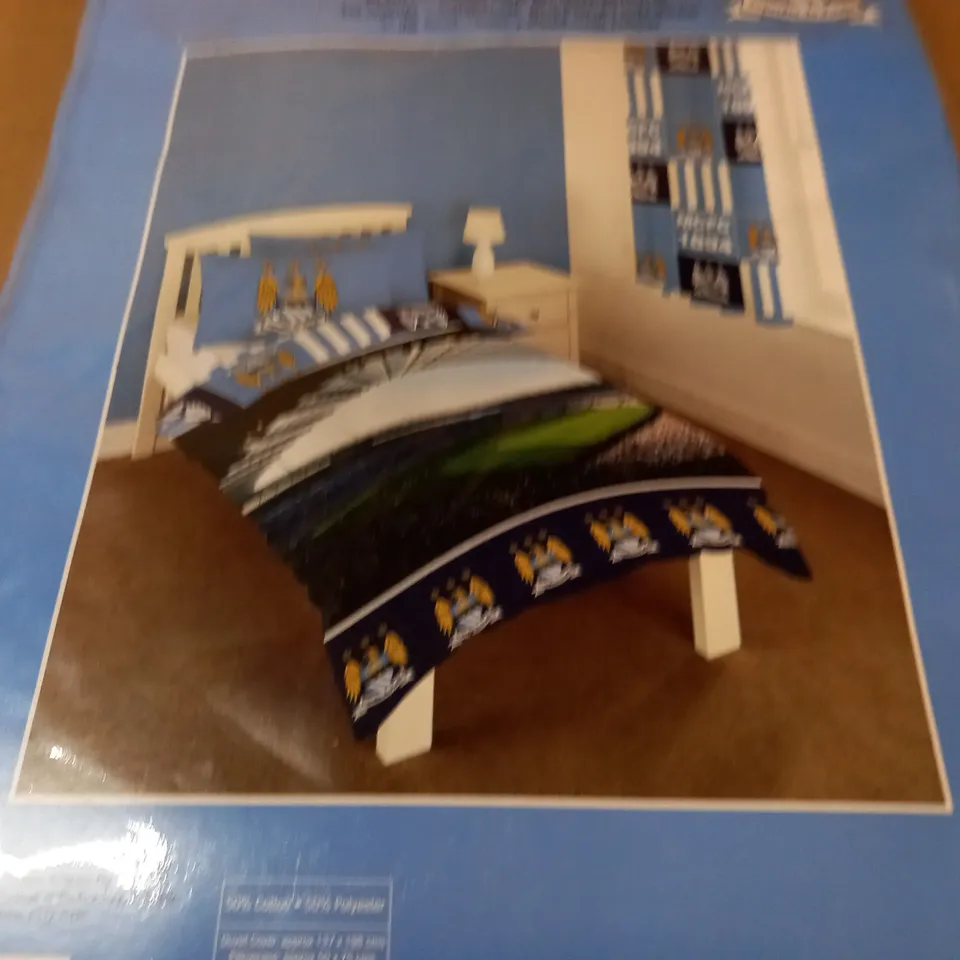 MANCHESTER CITY SINGLE DUVET SET