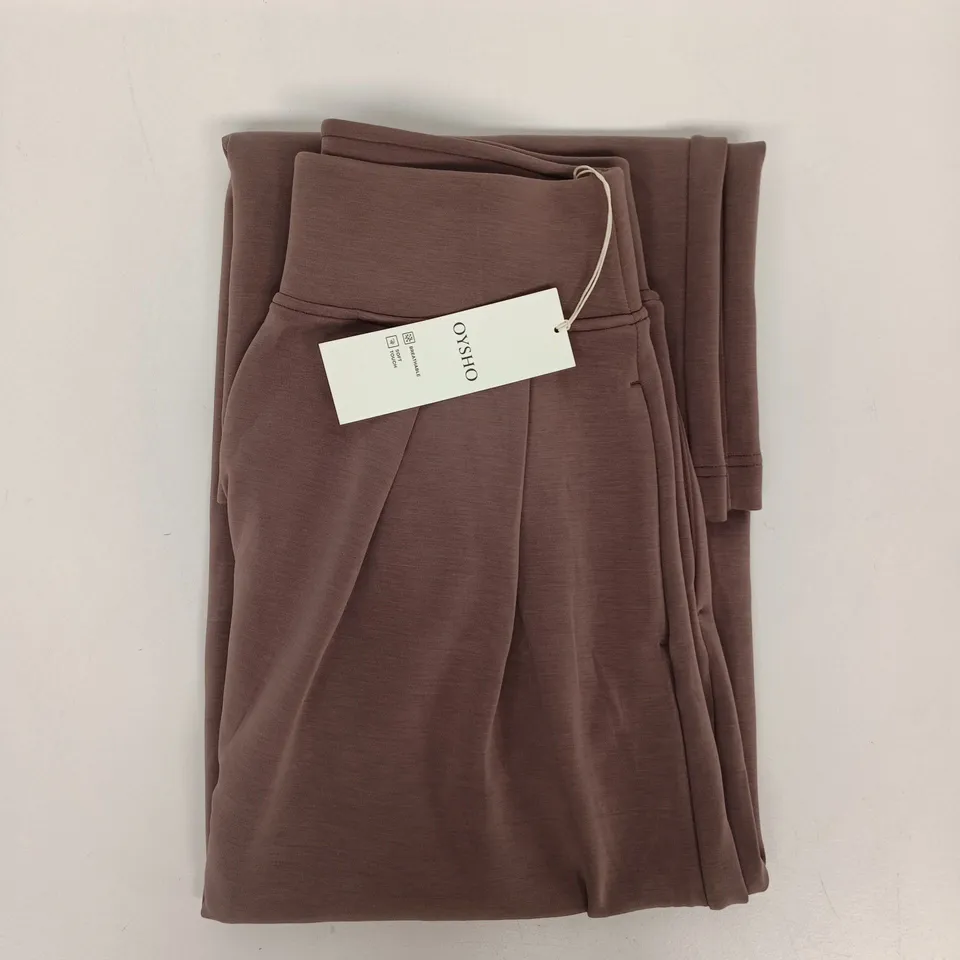 OYSHO TROUSERS IN BROWN SIZE MEDIUM