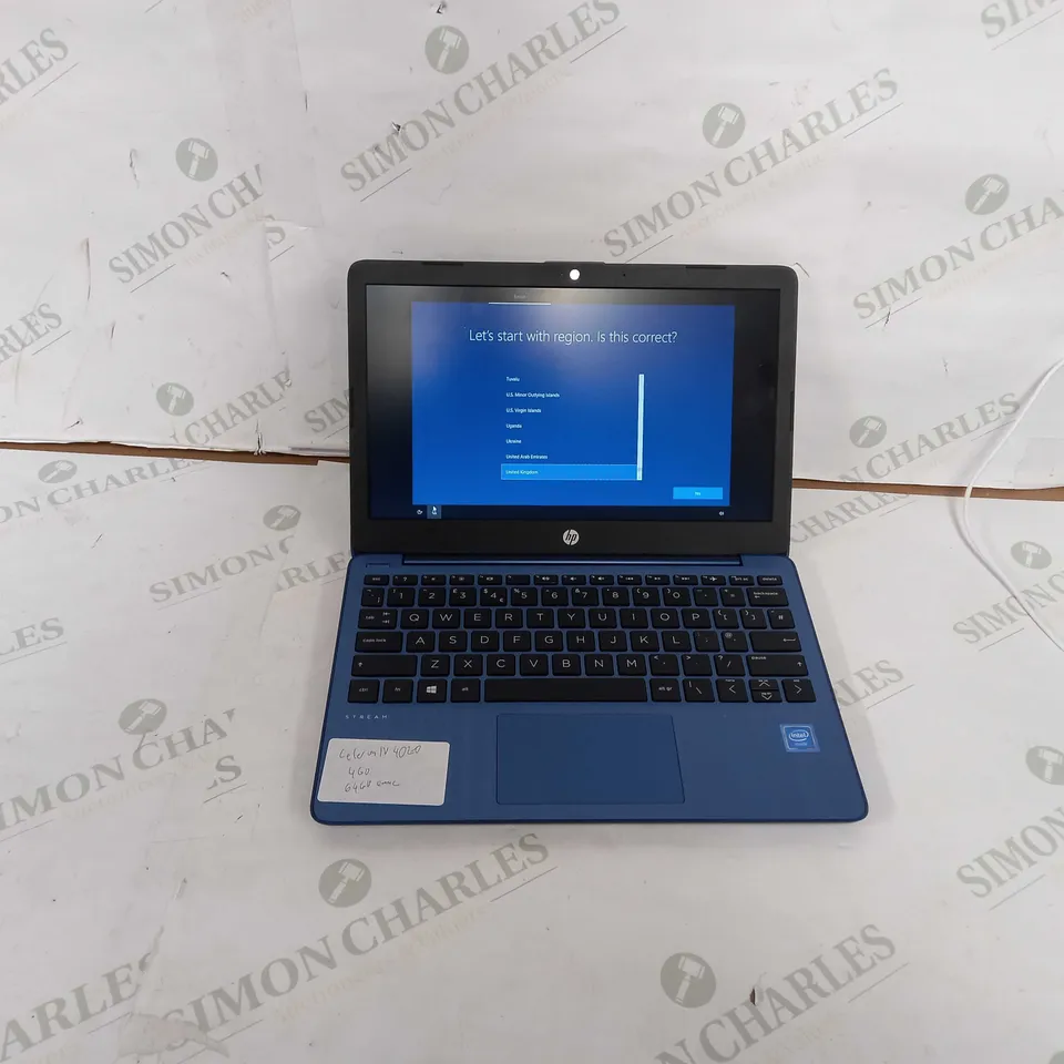 HP STREAM LAPTOP, INTEL CELERON N4020, 4GB RAM, 64GB EMMC